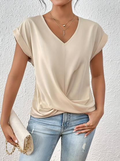 Sophie™ | Casual T-shirt med sweetheart-urringning