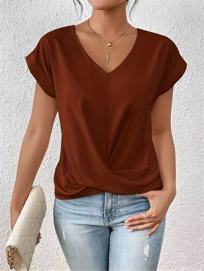 Sophie™ | Casual T-shirt med sweetheart-urringning